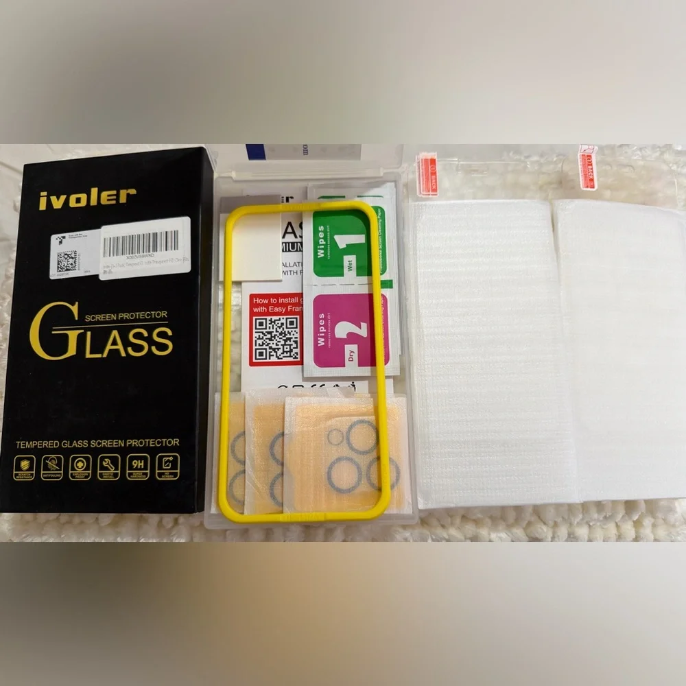 NEW 5-PACK iVoler Tempered Glass Screen Protector for iPhone 14 Pro Max